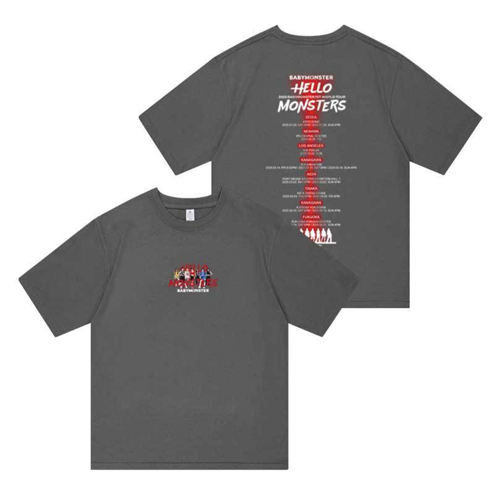 BABYMONSTER 2025 World Tour HELLO MONSTERS Tshirt