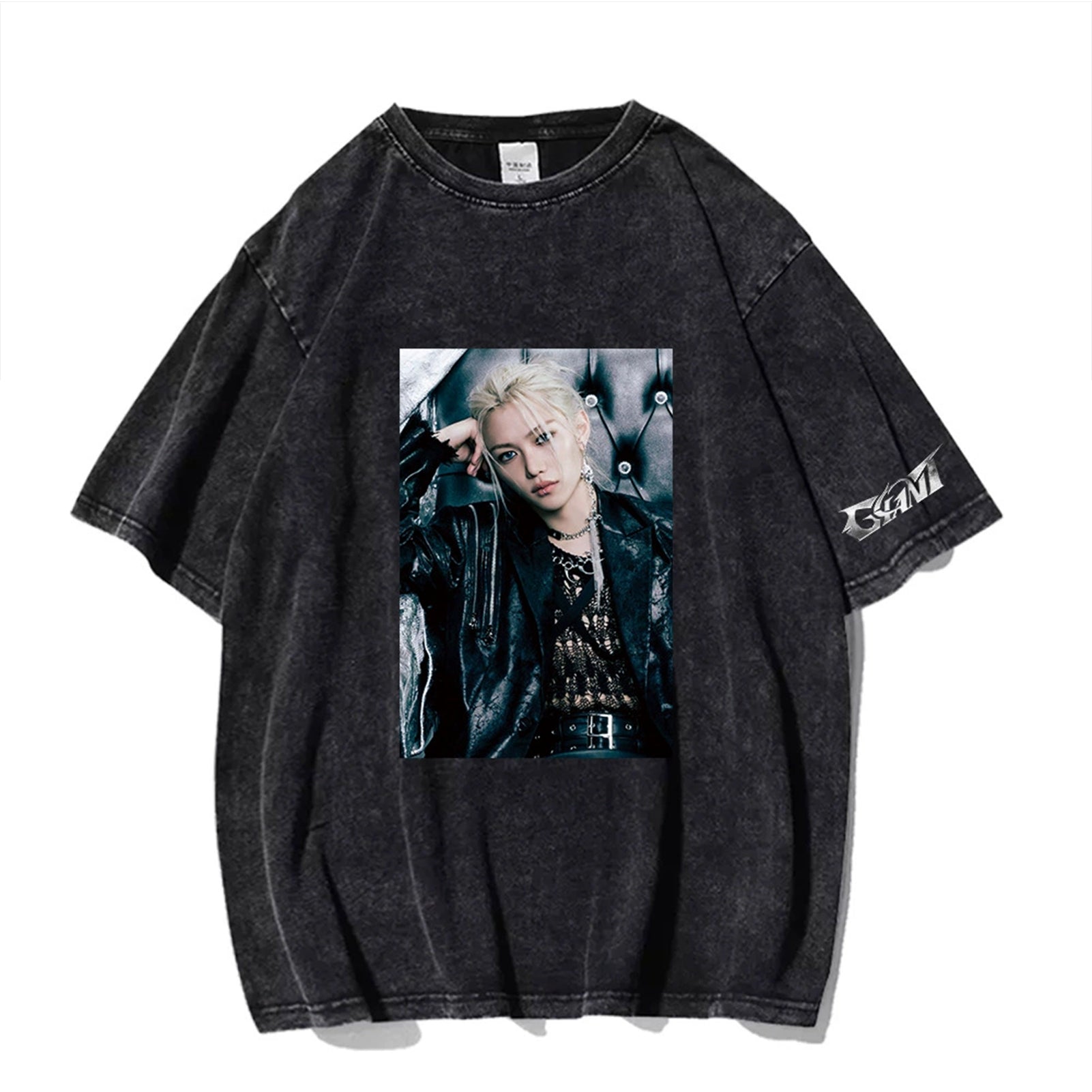 STRAYKIDS 合HOP Washed T-shirt