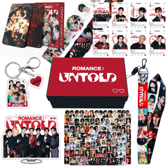 ENHYPEN  ROMANCE:UNTOLD Gift Set LOMOCARD Keychain Ins-Card Sticker Lanyard Tape