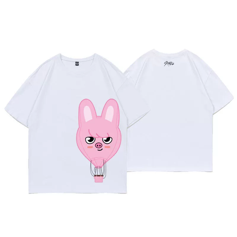 Straykids SKZOO Graphic Cotton White T-shirt