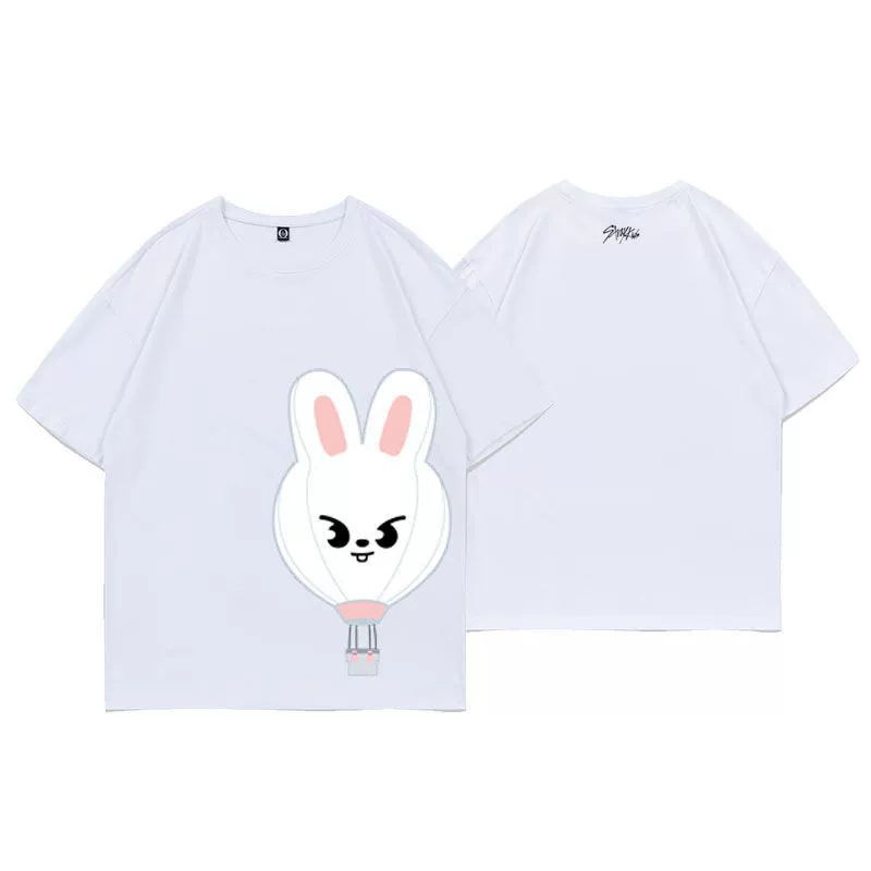 Straykids SKZOO Graphic Cotton White T-shirt